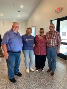 Joel and Linda with Dennis and Donna Hanlon